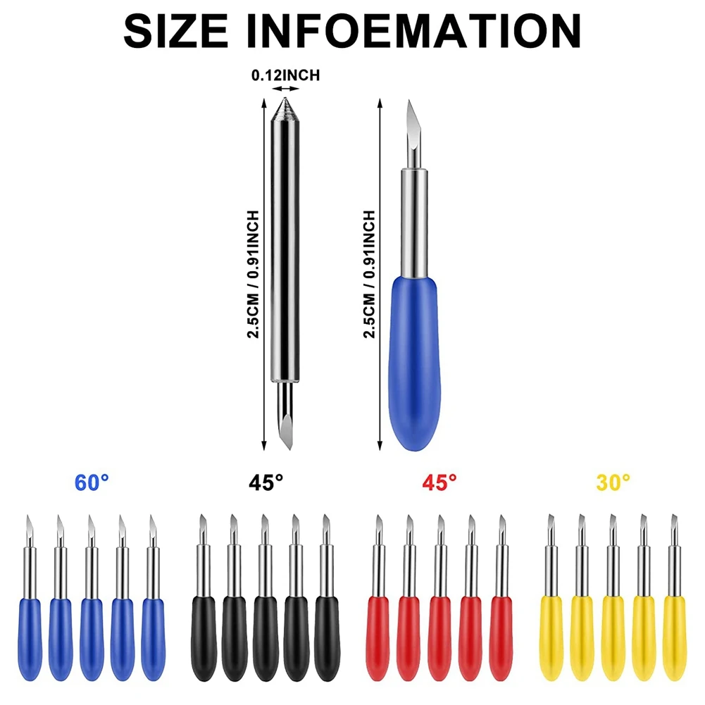 Cutting Blades for Cricut Explore Air/Air 2 Maker Cutting Blades Fine Point Blade Tool for Vinyl Fabric Cutting Machine