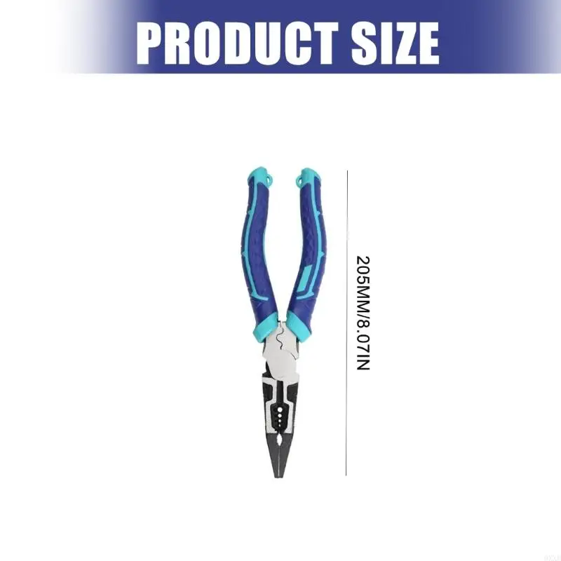 3 في 1 أداة قطع سلك الجريمة القاطع مع قمة الدقة قطربة المعادن قبضة المريحة للمعادن لإصلاح المنزل الكهربائي 0xxb