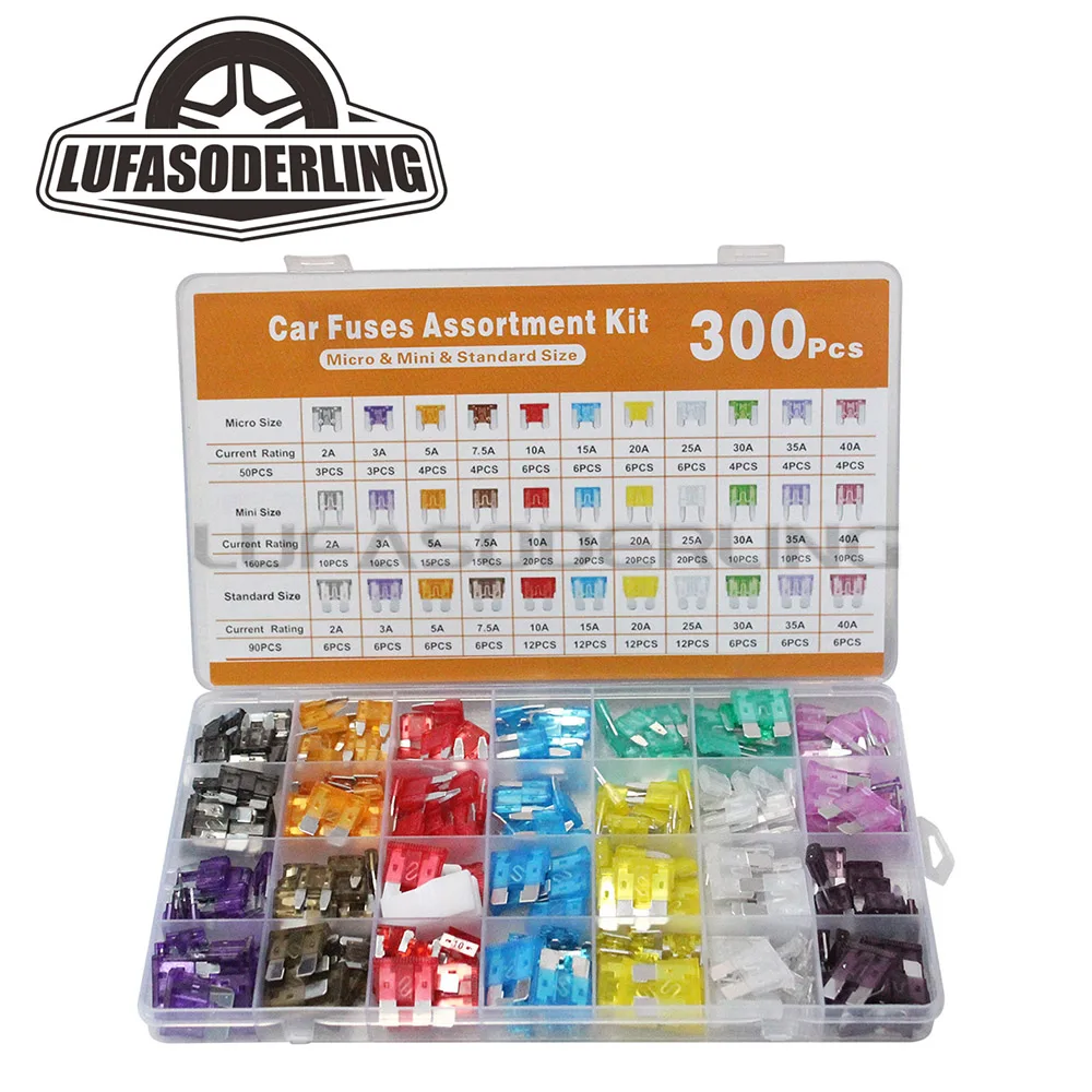 300Pcs Car Fuse Ass…