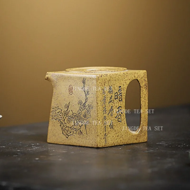 Handmade Yixing Purple Clay Teapot Raw Ore Section Mud Boutique Teapot Household Beauty Kettle Chinese Tea Sets Gifts 320ml