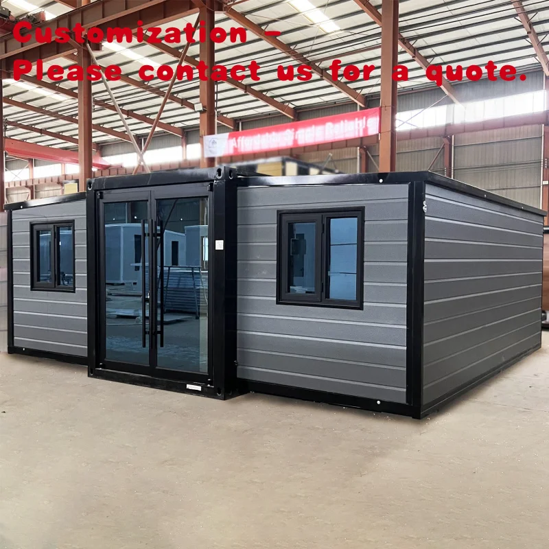 

custom.China Factory's Prefab 20ft & 40ft Detachable Container House Flat Pack Steel Sandwich Panel Container Office Sh