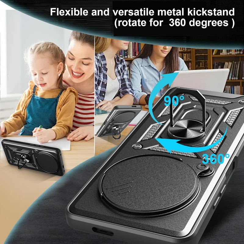 عدسة منزلق بحلقة مدرعة مقاومة للصدمات حماية Funda لهاتف OPPO Realme 14 13 12 Pro 5G Pro + Plus 12X 14X 5G Realme13 Realme14 #3