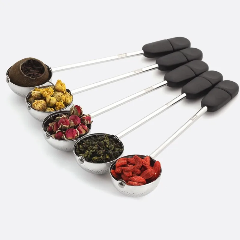 Metal Tea Bag Tea Strainer Ball Tea Infuser Filter Spice Tea Tool Accessories Reusable 304 Stainless Steel Teapot Rotatable