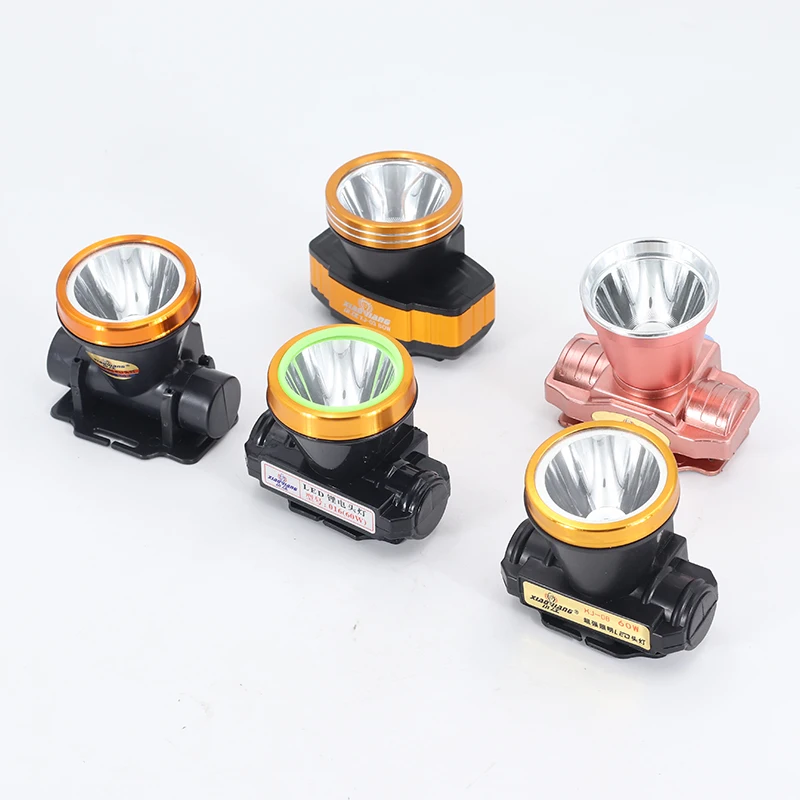 Super Bright LED Headlamp100-250V Zoomable Headlight Head Torch torcia lampada frontale a batteria per pesca caccia campeggio