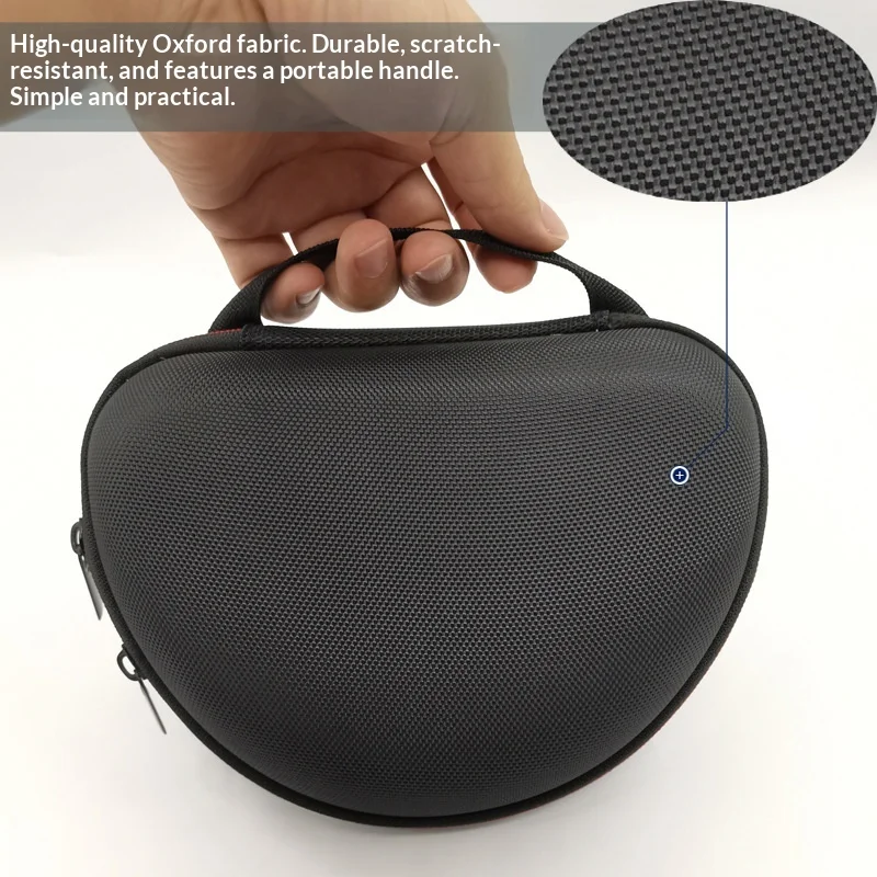 Hard Storage Case for JBL JR310BT/Tune 600BTNC/660NC/500 Shockproof Headphone Carrying Case - Black+Grey Lining - view 5