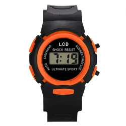 Children Girls Analog Digital Sport LED Electronic Waterproof Wrist Watch New