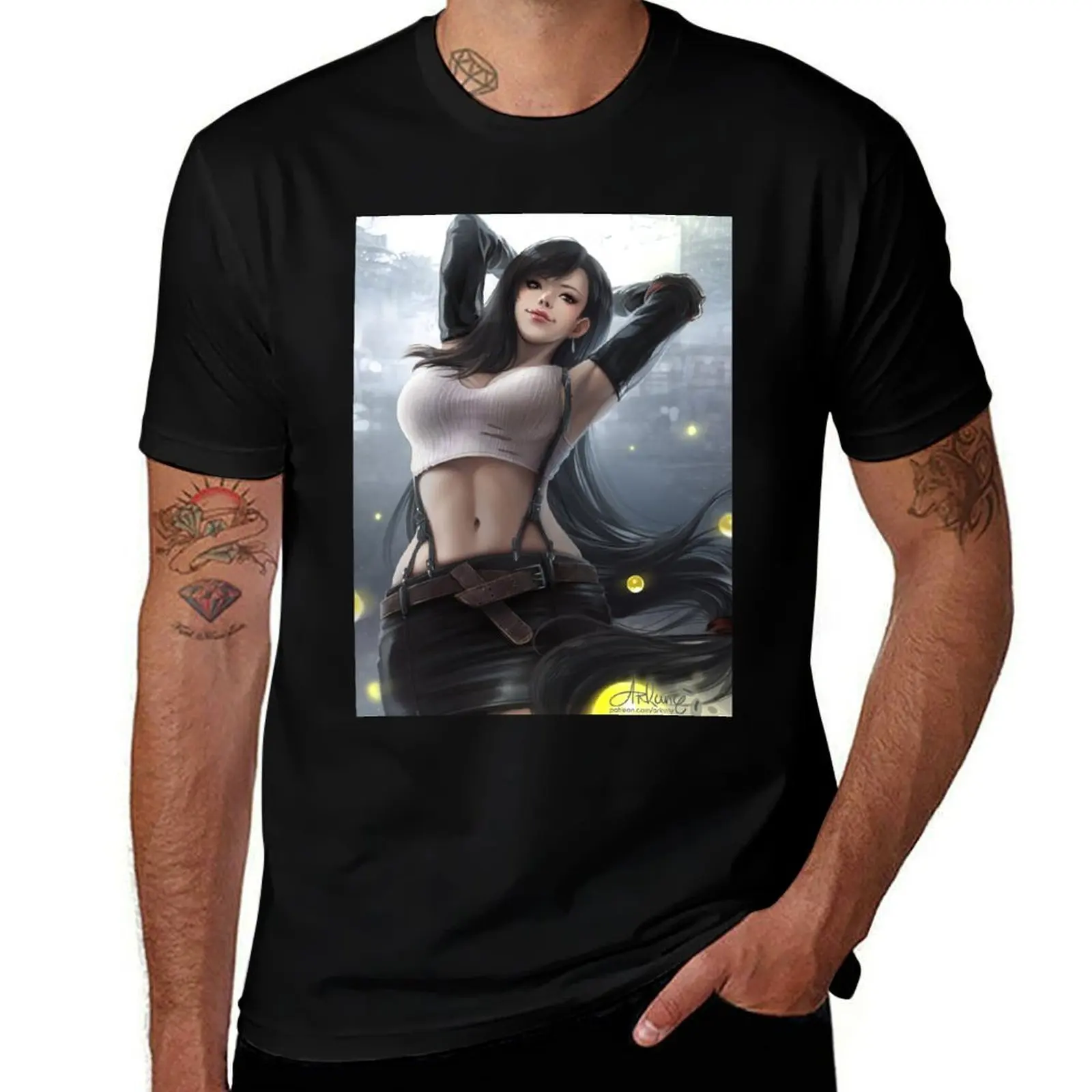 Tifa Lockhart - My Final Heaven T-Shirt High Elasticity Sports Tee Shirt T-Shirt