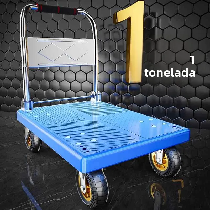 portable-hand-pulled-cargo-cart-small-towable-flatbed-hand-truck-foldable-stainless-steel-moving-cart-for-home-office-moving