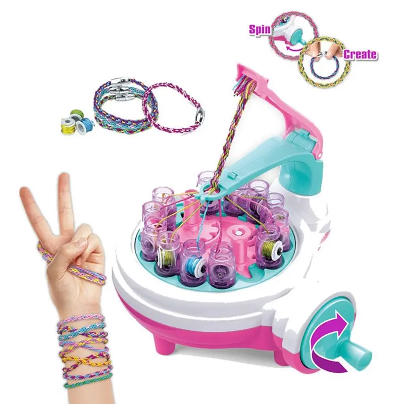 آلة حياكة الأساور ABBP آلة حياكة كرنك يدوية مطرزة DIY حياكة مسرح