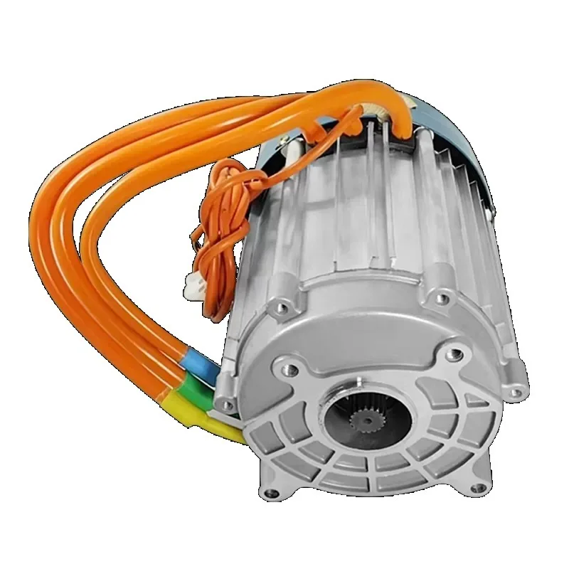 Electric tricycle motor High-power sanitation vehicle Four-hole motor Permanent magnet synchronous brushless motor 18 teeth