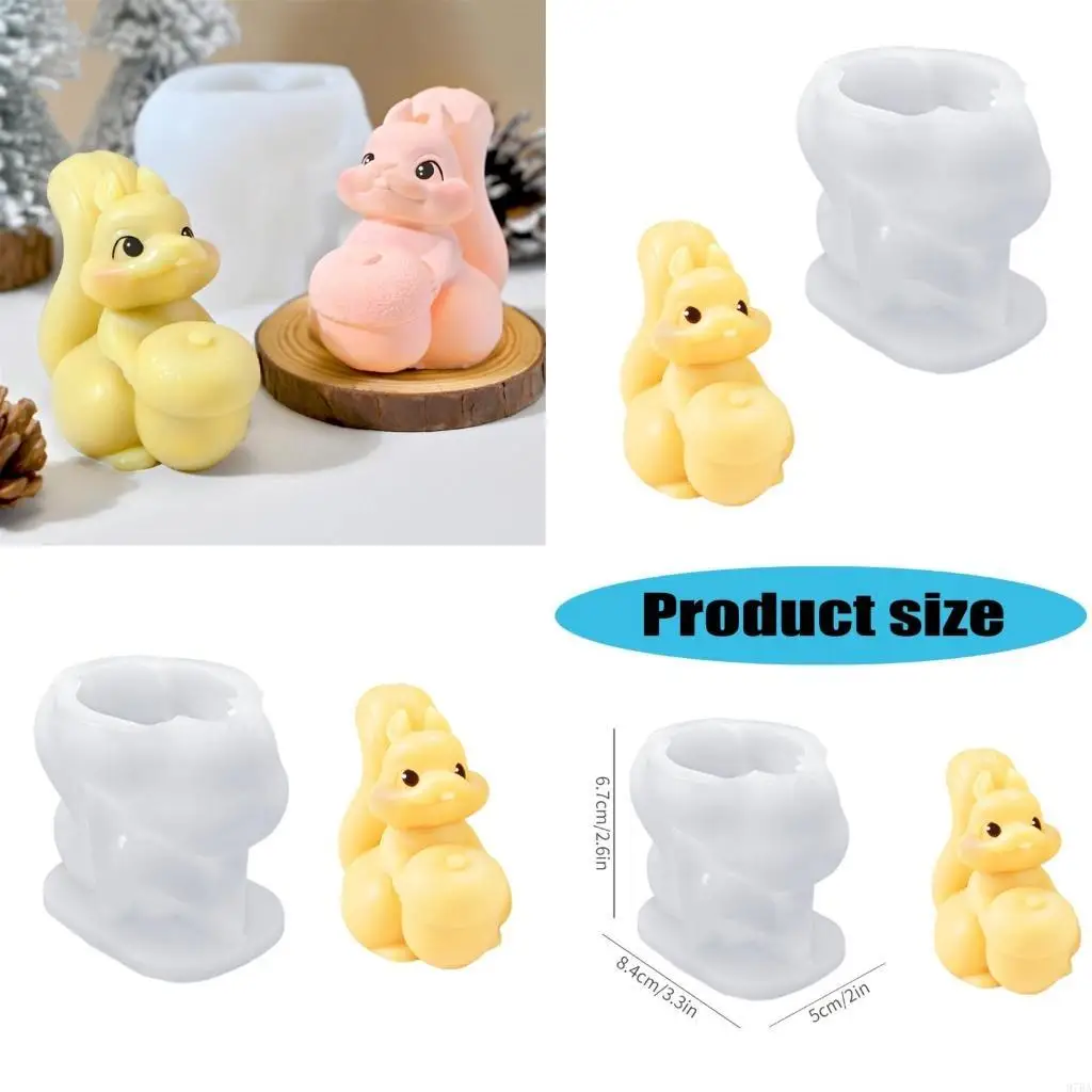 

97BA Silicone Molds Squirrel Molds Epoxy Resin Molds Castings Molds Baking Molds Plasters Molds Making Molds