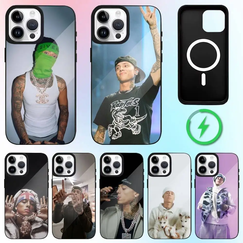 

Central Cee Phone Case For iPhone17,16,15,14,13,12,11 Plus,Pro Max Magnetic Magsafe Wireless Charging