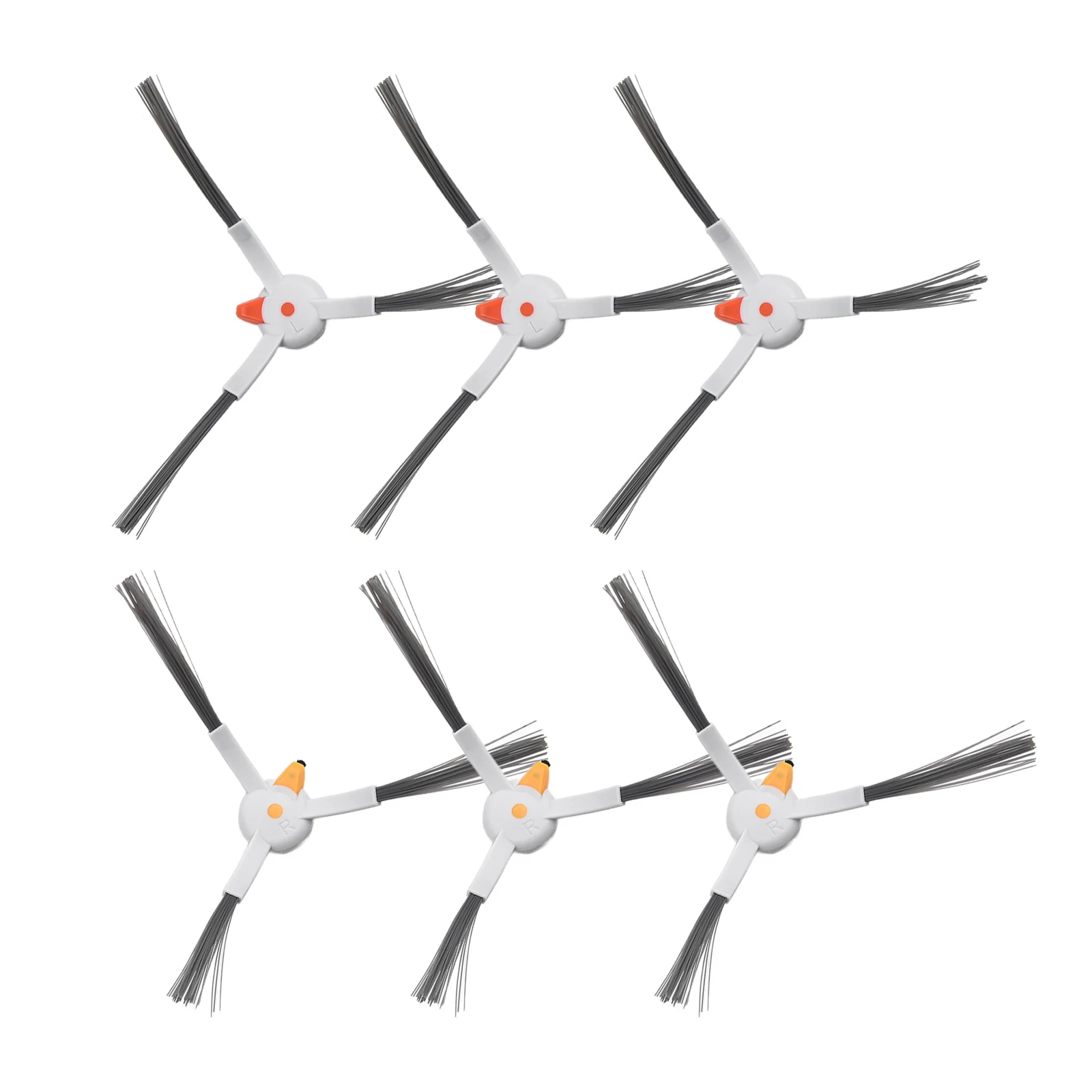 6 Pcs Original Side Brush For ABIR X6 X8 Intelligent Vacuum Cleaner Replacement Parts Side Brushes