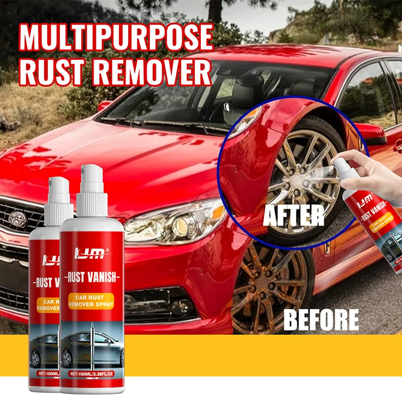 100ml Car Anti-Rust Remover Parts Maintenance Agent Clean Rust Remover Spray Metal Rust Removers Cleaner Car Cleaning Tools