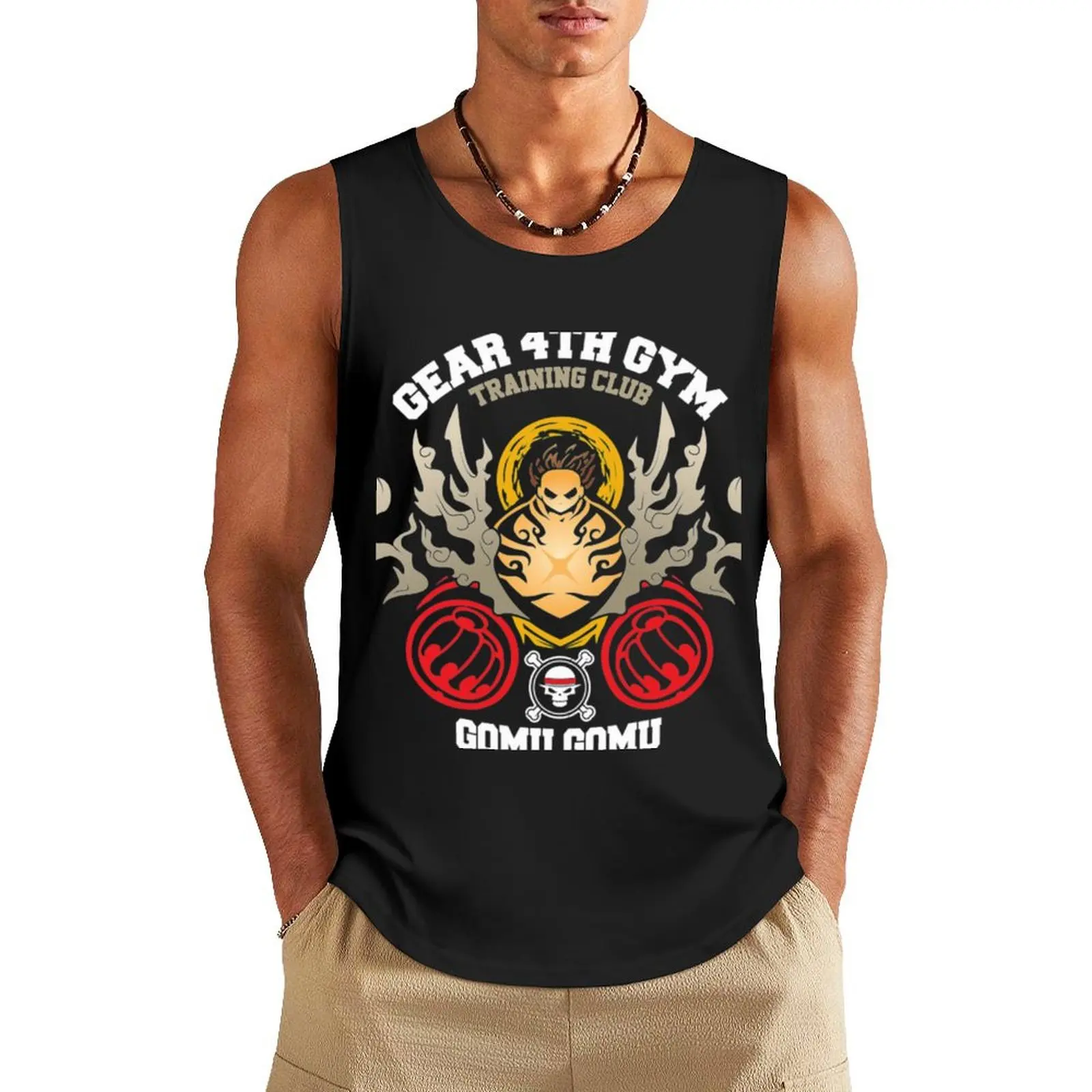 

Gear 4th Gym Shirt255 Tank Top basketball clothing Short sleeve gym clothing