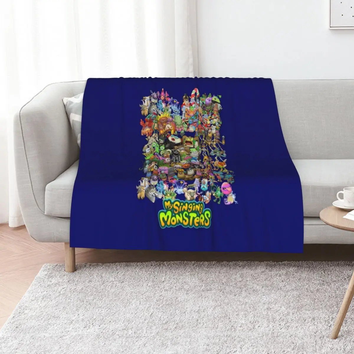 Singing Monsters Group Photo Throw Blanket Softest Moving Warm Sleeping Bag blankets ands For Sofa Thin Blankets
