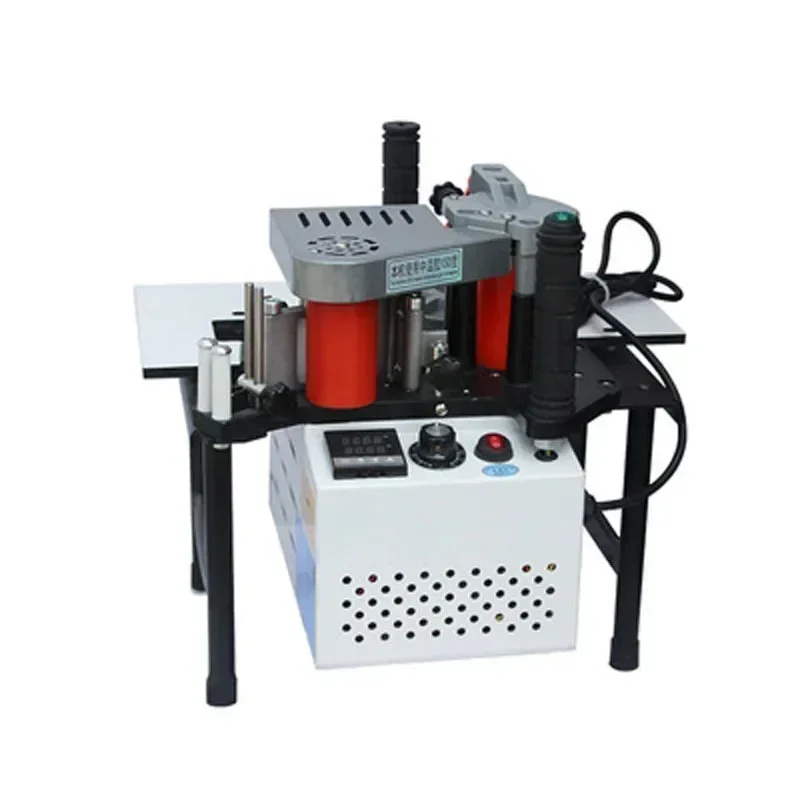 

Cross 900W Small Manual Edge Banding Machine Double Side Gluing Portable Edge Bander Woodworking Edge Banding Machine 220V
