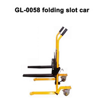 200kg Load-Bearing Forklift Portable Manual Handling Stacker Light And Small Household Lift Truck Folding Flat Tiger Cart