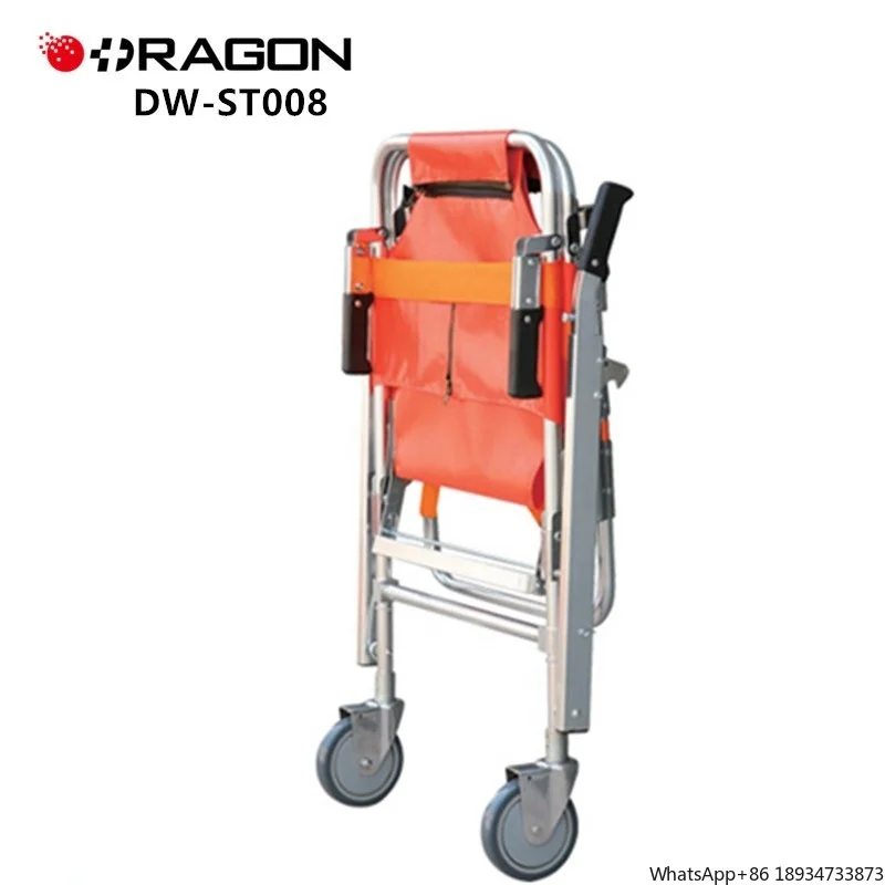 Aluminum Alloy Folding Ambulance Stair Chair Evacuation Stair Chair Stretcher For Emergency Rescue