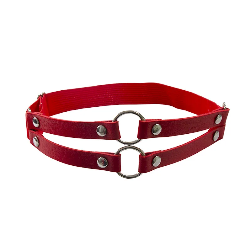 الأوروبية والأمريكية الساخن بيع شخصية حلقة مزدوجة الساق حلقة مرنة تعديل حزام الرباط المستديرة الأسهم