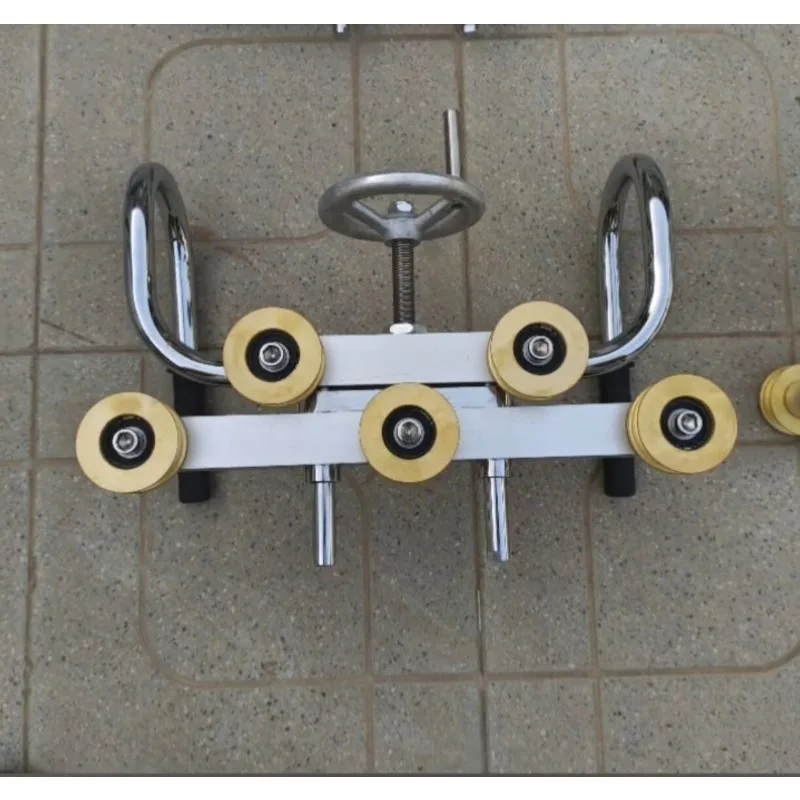 Railway five-wheel straightener, tram line wire straightener, catenary copper wheel straightener, manual adjustment positive