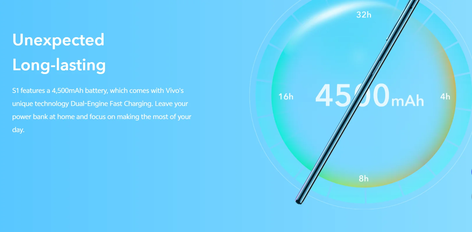 هاتف محمول Vivo S1 بقدرة 4500 مللي أمبير في الساعة 6 جيجابايت و128 جيجابايت وحدة معالجة مركزية أندرويد Helio P65 Super AMOLED مقاس 6.38 بوصة وكاميرا 16 ميجابكسل + 8 + 2 ميجابكسل وكاميرا 18 وات شحن 4 جيجا هاتف ذكي