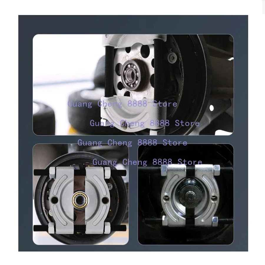 3 Inch (50-75mm) Half-shaft Puller Bearing Removal Tool Double Disc Puller Gearbox Chuck Butterfly Puller Separator Auto Mainten