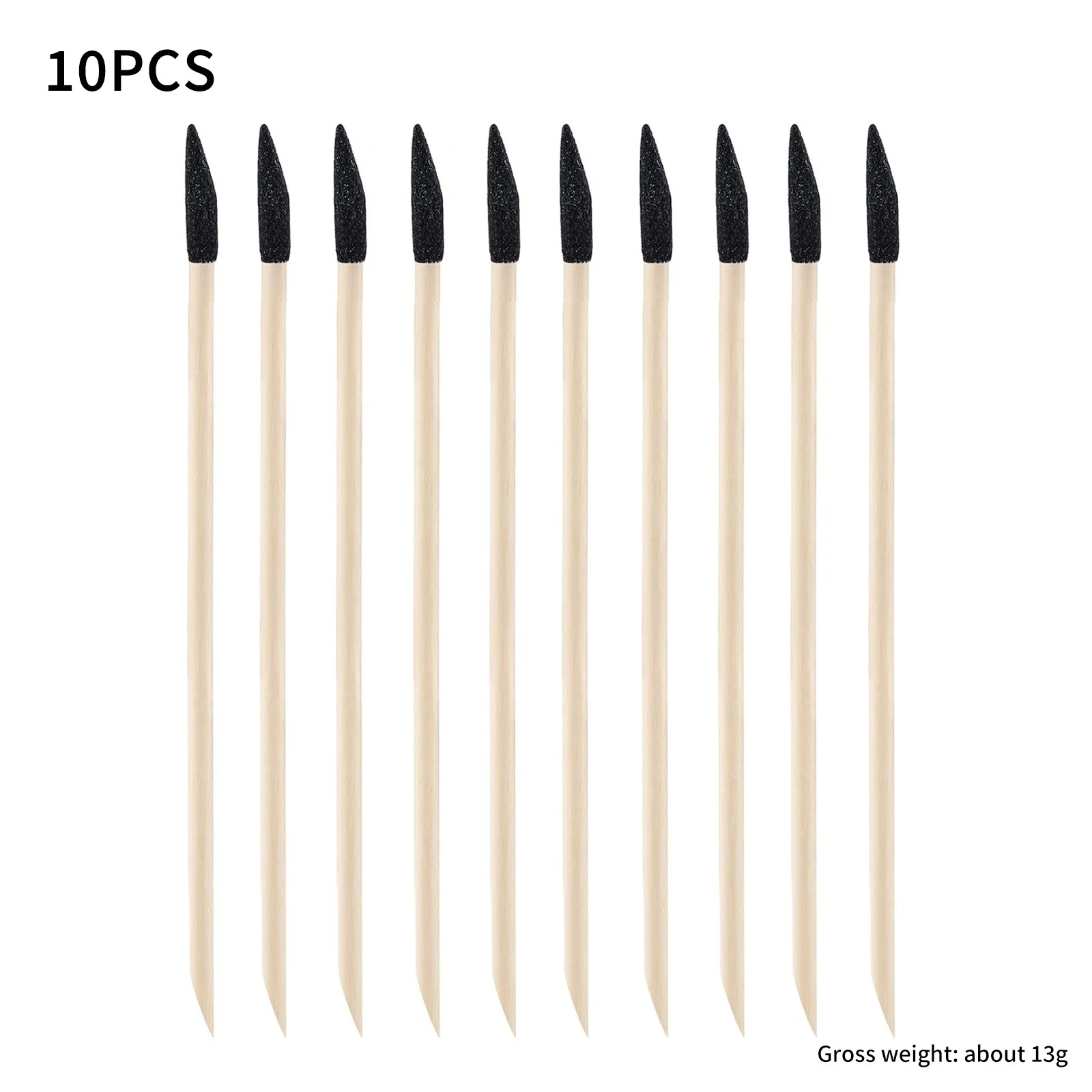 10Pcs Nail Sanding Sticks Orange Wood Sticks Cuticle Pusher Cuticle Remove Tool Manicure Pedicure Care nails
