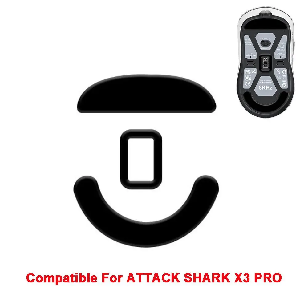 PTFE Mouse Foot Pads Wear-Resistant Smooth Mouse Feet Pad Ice Edition Replacement Foot Covers for ATTACK SHARK X3 PRO