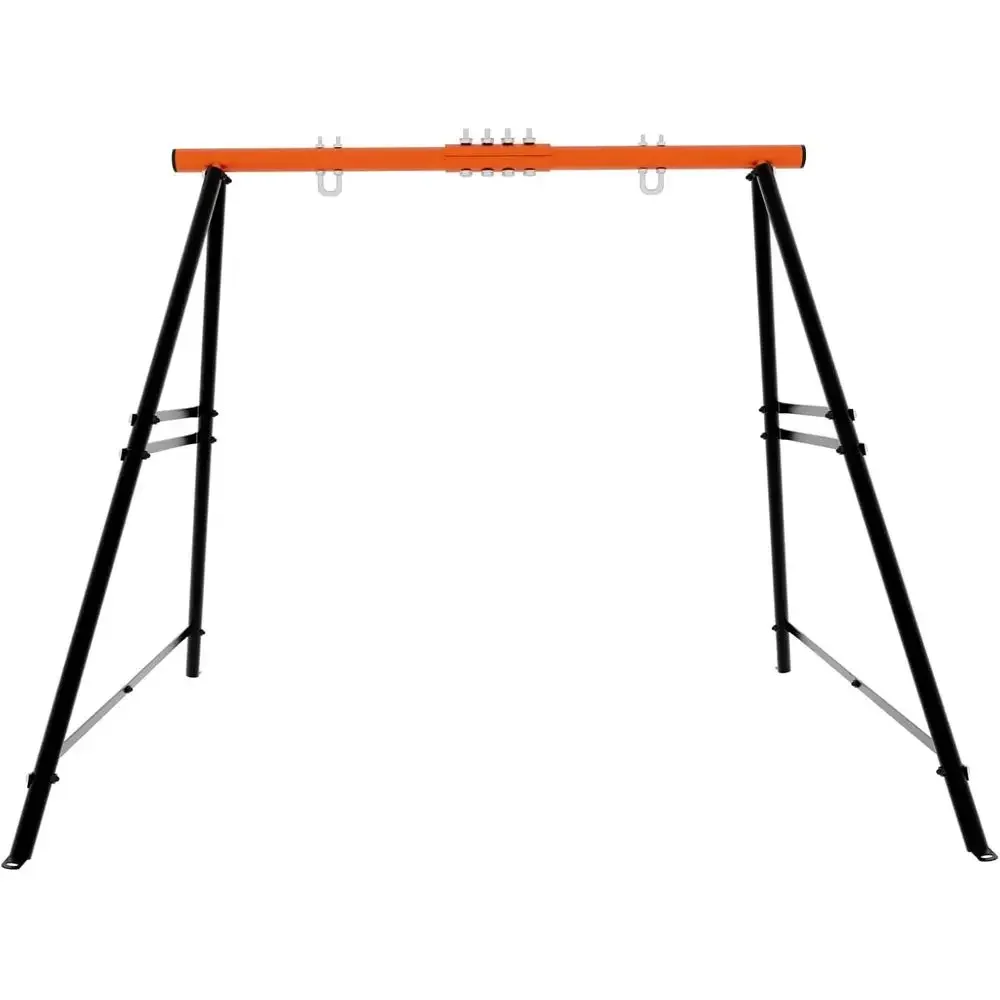 Heavy-Duty Outdoor Swing Stand, Supports Up to 550lbs, Ideal for Swings and Hammocks (Swing Not Included), Orange