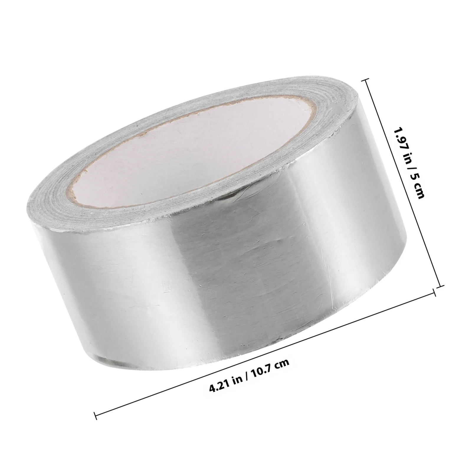 1 لفة 20 متر الثقيلة الألومنيوم احباط ذاتية اللصق ل Hvac مجفف القناة تنفيس العزل الألومنيوم الشريط ل القناة الفضة