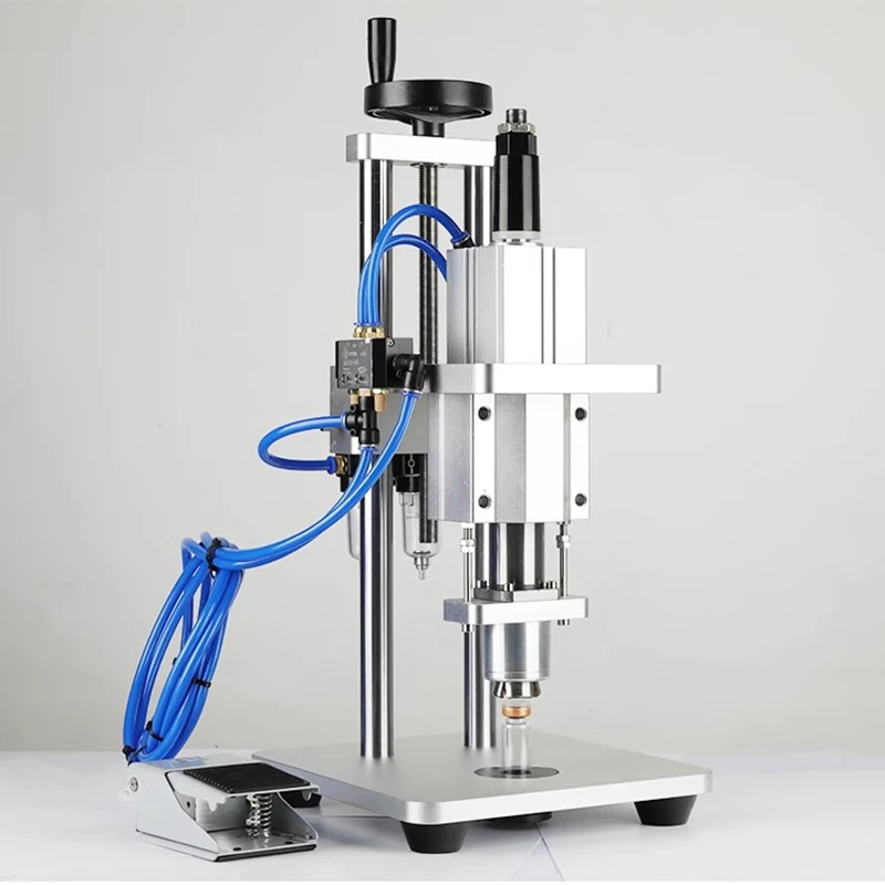 YT-80ZX Flacon pneumatische rolmachine, Afdekmachine, Automatische sluitmachine, Farmaceutische aluminium plastic dopafdichting