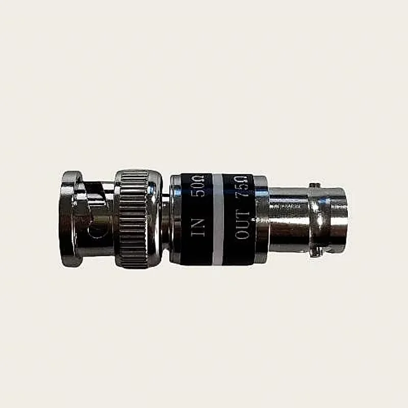 1 sztuk/partia konwerter impedancji Ohm BNC męski na żeński 50 omów do 75 omów BNC/M (50OHM) na BNC/F (75OHM) — zdjęcie 3