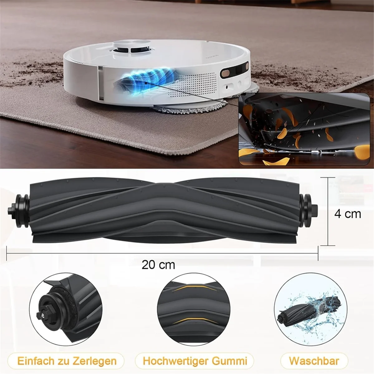 L20 Ultra Complete/L20 Ultra 교체 부품용 FZFZ 액세서리 메인 브러시, 먼지 봉투가 포함된 액세서리 세트