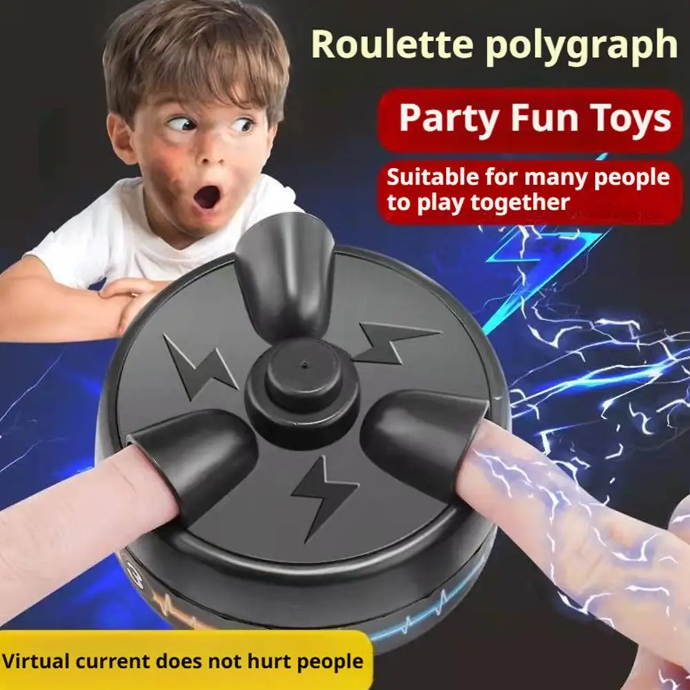 Detector de mentiras brinquedo jogo de choque elétrico seguro tecnologia de baixa tensão um botão iniciar multi cor diversão para festas jogo social