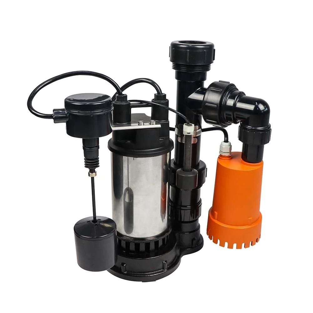 China Factory price DC Power Primary Backup Pump System Household Use Sump Pump Dirty Water Pump