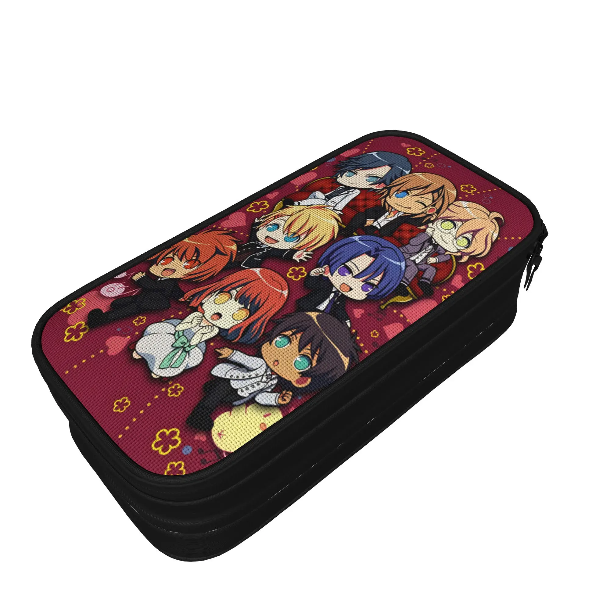 U-Uta no Prince-sama Hijirikawa Masato Pouch Boy Girl Zipper Cute Back To School Pencil Cases Custom Stationery Organizer