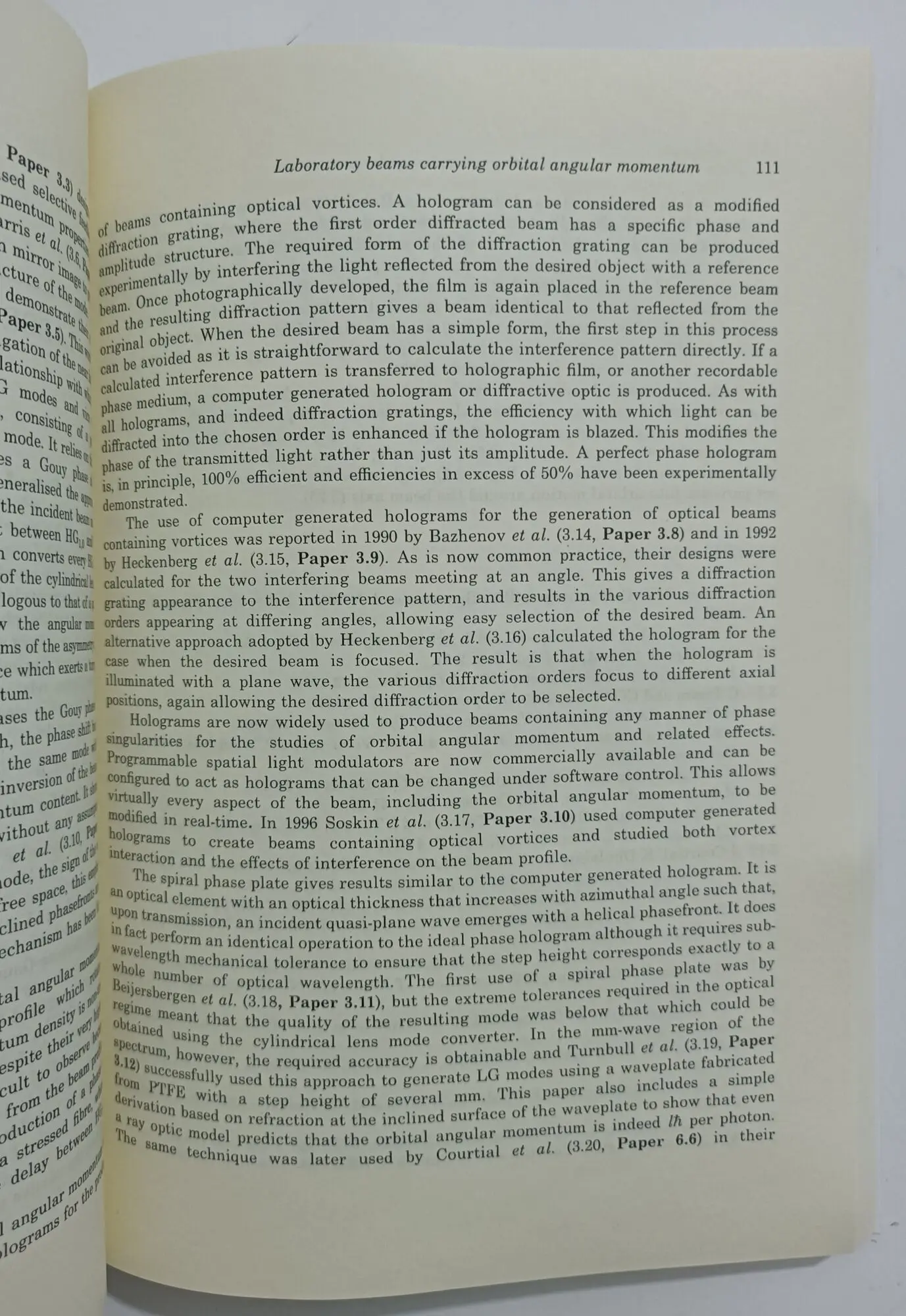 Оптический угловой импульс