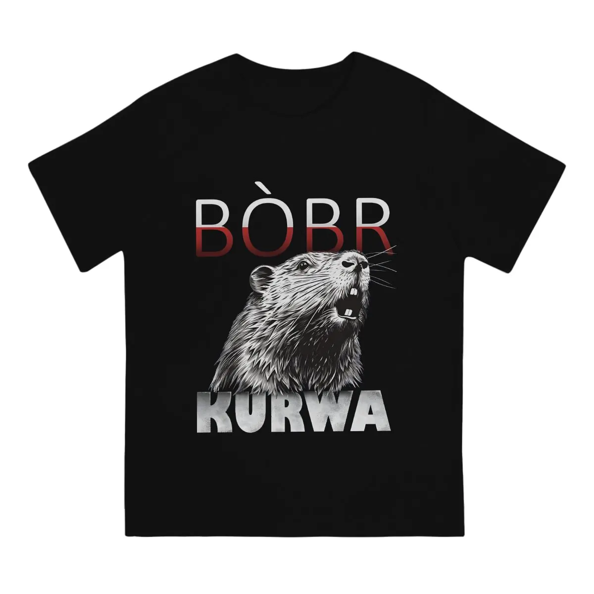 Polish Beaver Meme Bobr Bober Kurwa Tshirt Men Tops Vintage Summer Clothing T Shirt