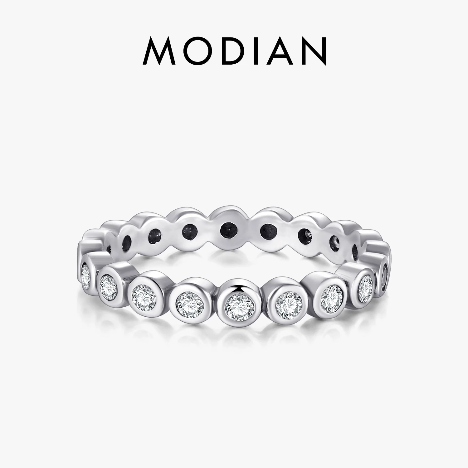 Top Quality Luxury Original Real Solid 925 Sterling Silver Starshine Finger Ring Authentic Jewelry For Women Wedding Gift