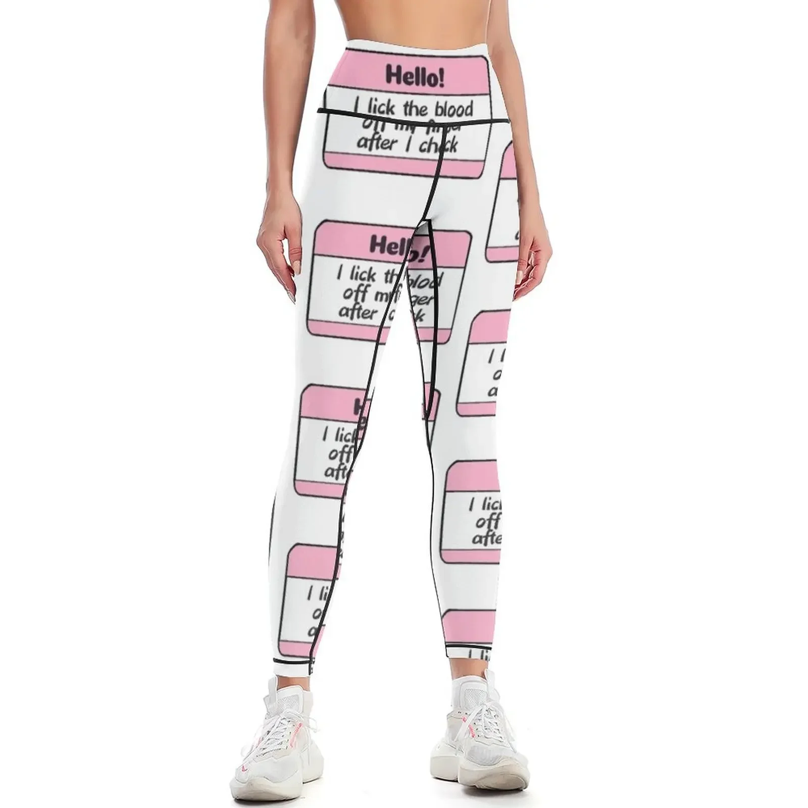 

Diabetes Nametag - Pink Leggings Women's gym sportswear woman gym 2025 sports for joggers for Womens Leggings