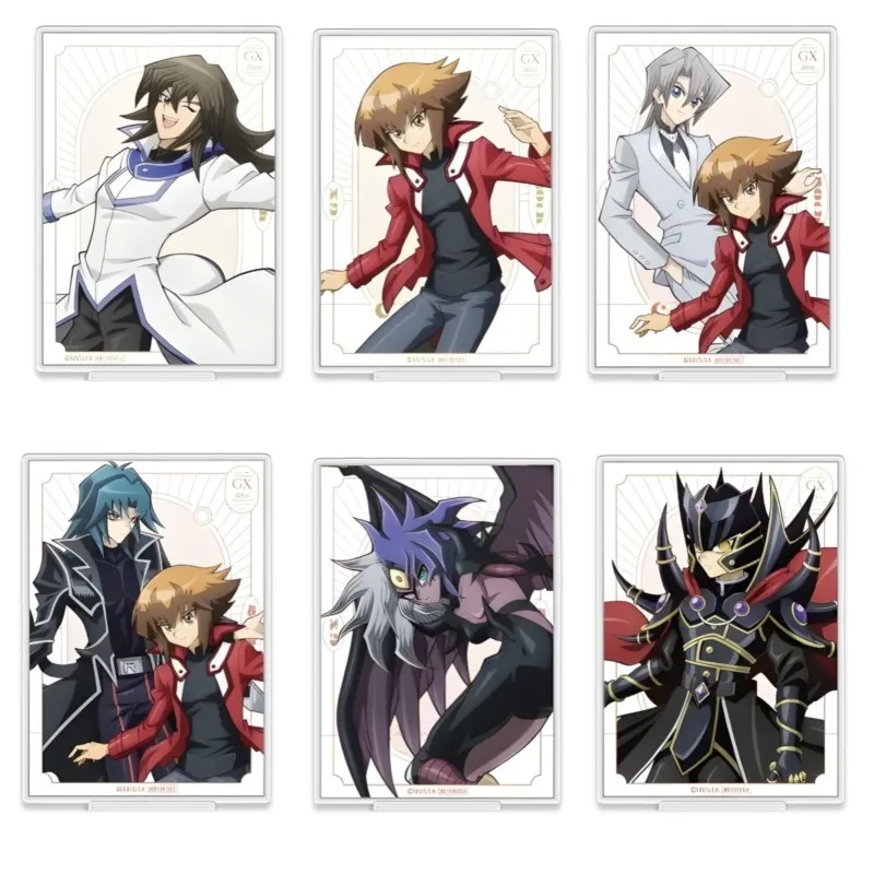 NEW Yu-Gi-Oh! GX Acrylic Stand Anime YuGiOh Manjoume Jun Johan Anderson Yuki Judai 10CM Figure Model Plate Cosplay Toy Gift