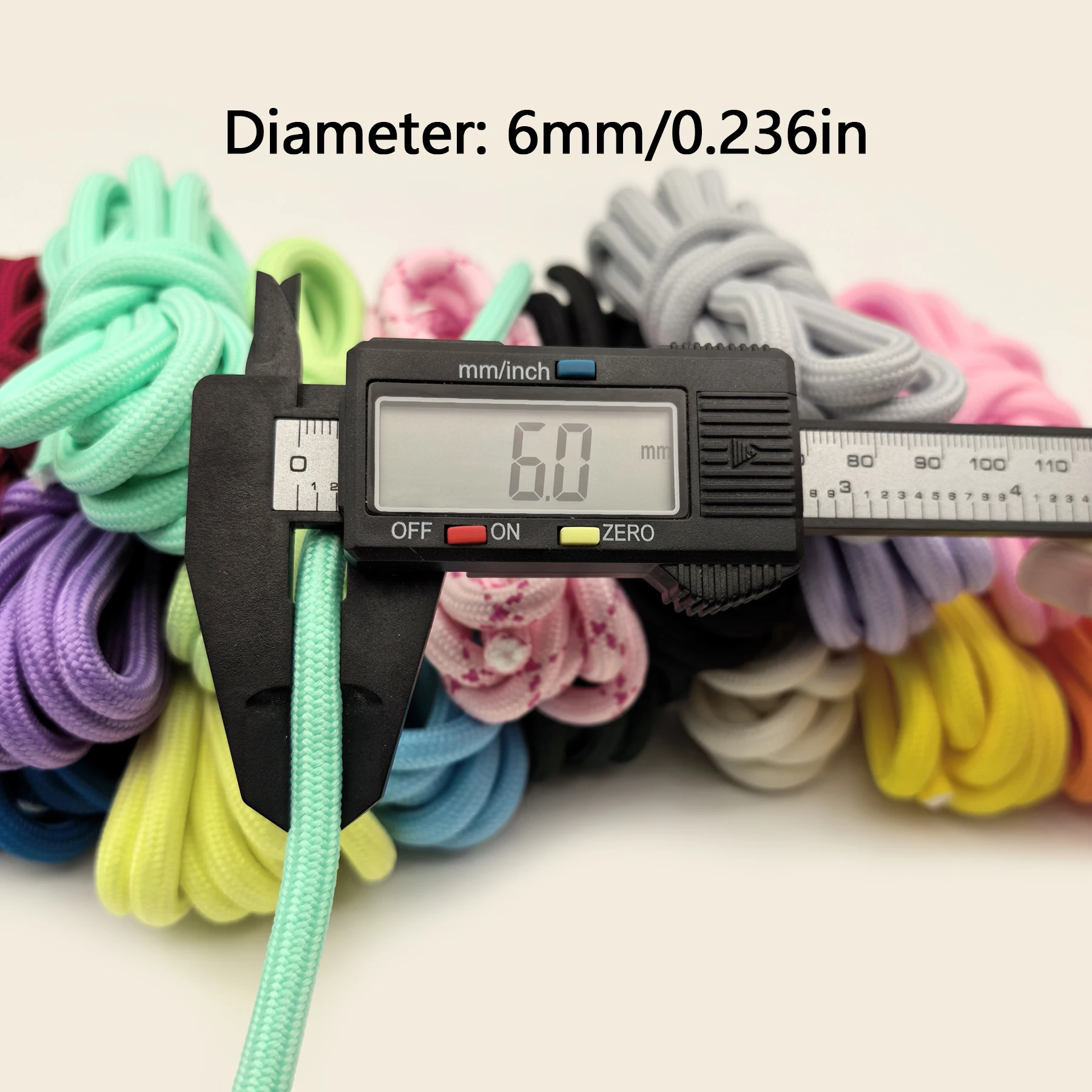 6mm Thick,2M/5M/10M Length,For Mobile Phone Pendant Lanyards,Cup,Camera, Earphone Case,Backpack Keychain,Diy Handmade Rope view 3