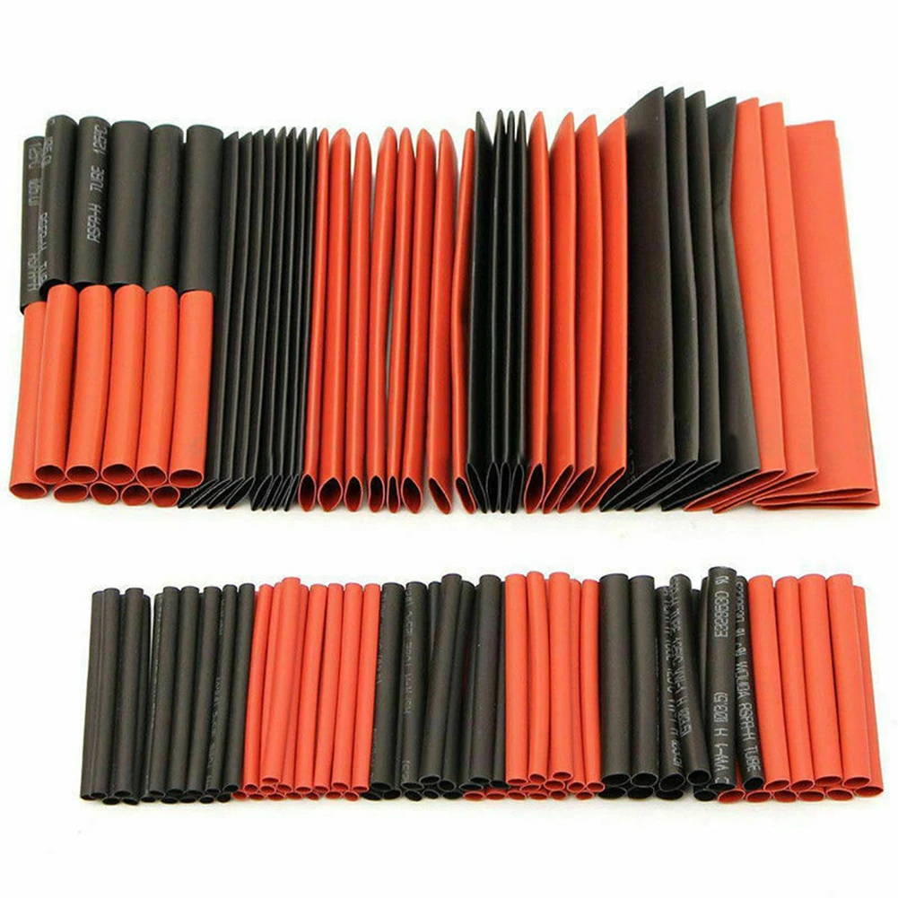 127/328/530pcs Heat-shrink Tubing Sleeve Cable Wire Wrap Tube Assortment Kit Wire Cable Insulation Sleeving