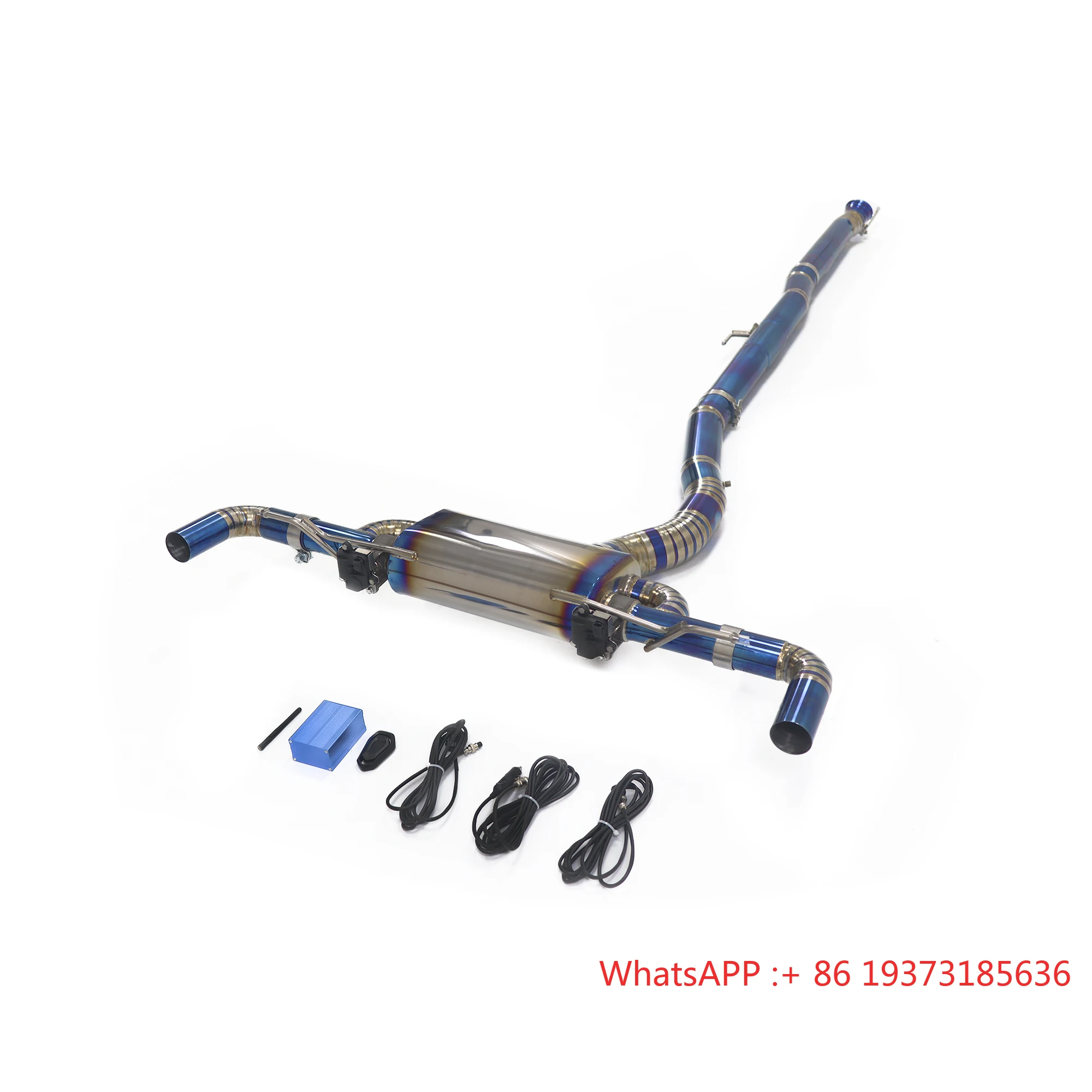 

AKS Titanium Exhaust Catback for Mercedes-Benz A45S GLA45 CLA45 AMG W177 2019+ 2.0T With Muffler Valves Pipes Exhaust System