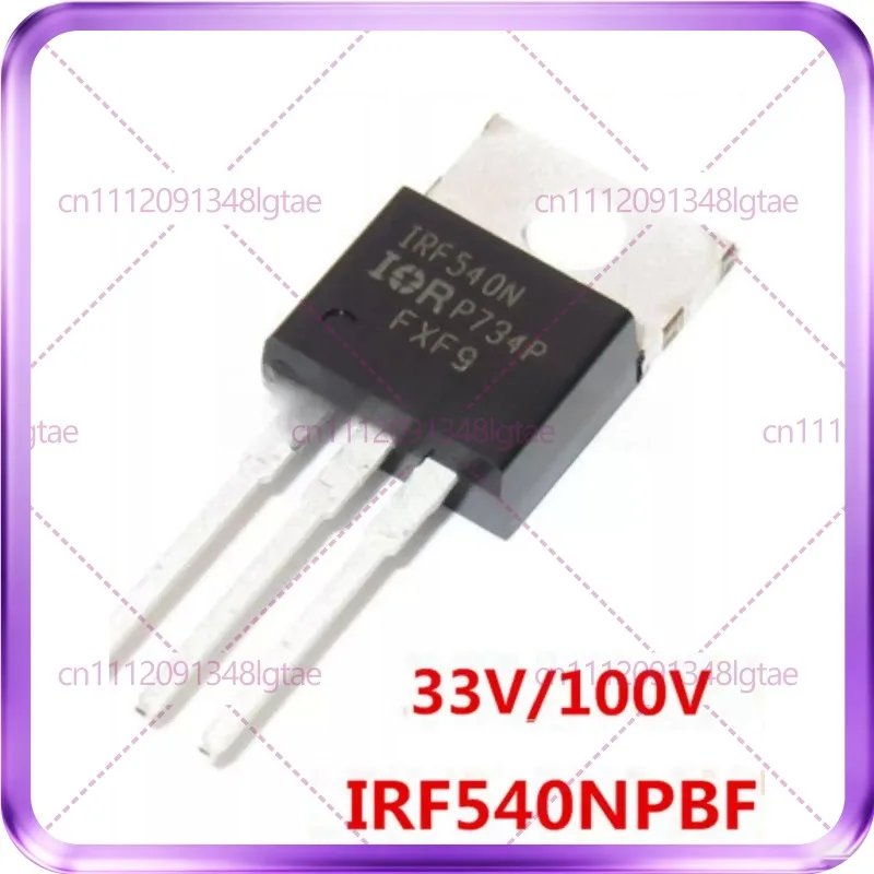 30pcs New Original IRF540N IRF540NPBF TO-220 33A/100V MOS FET N-Channel