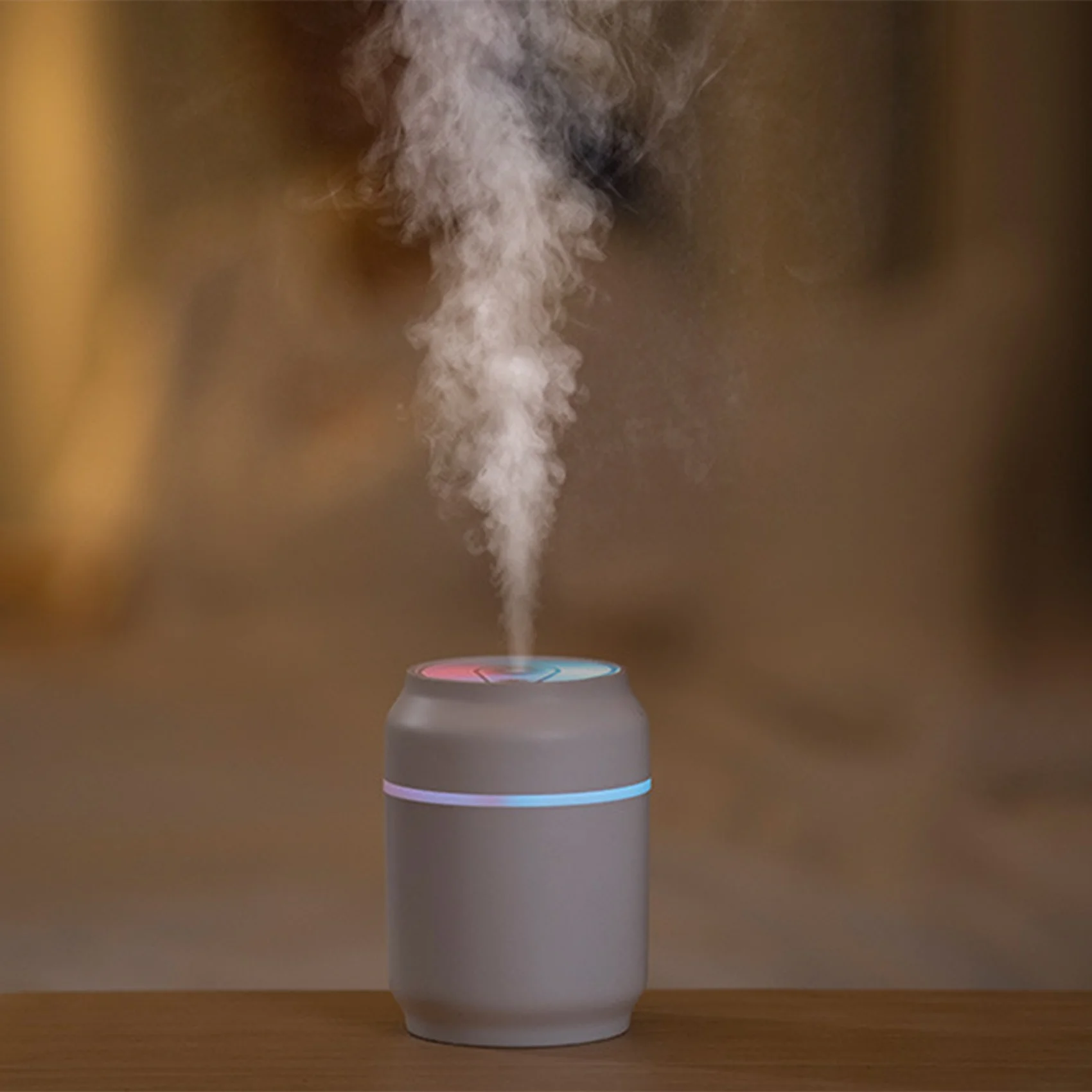 A74X-200ML Mini Air Humidifier Aroma Essential Oil Aromatherapy Diffuser For Home Car Fogger Mist Maker With Night Lamp