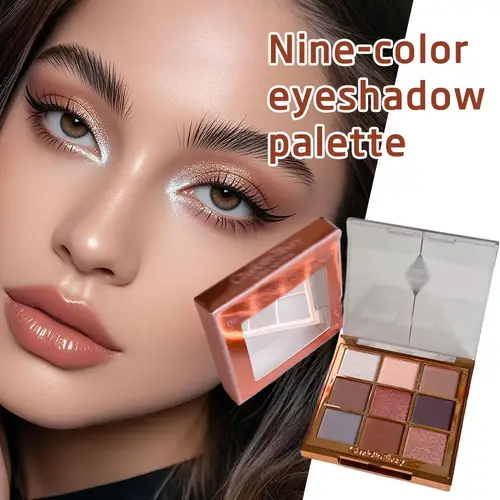 Imagen 1 del producto Charlotte Tilbury-paleta de sombras de ojos, 9 colores, ligero, control de aceite, maquillaje duradero, acabado mate, polvo para contorno Facial