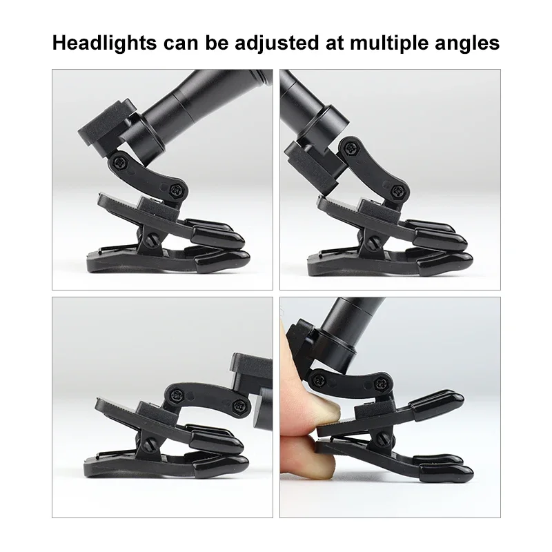 

VVDental Wireless Dental Clip On Headlight With 2pcs Magnetic Batteries Medical 5W LED Surgical Headlight