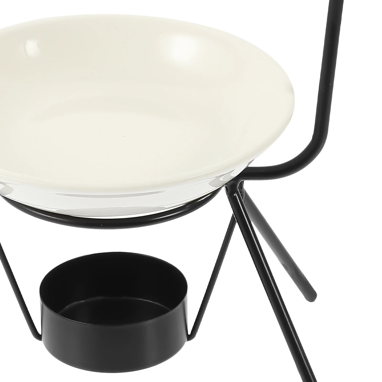 

Beautiful Incense Burner Iron Art White Tray Elegant European Style Perfect Gift for Home Office Relaxation